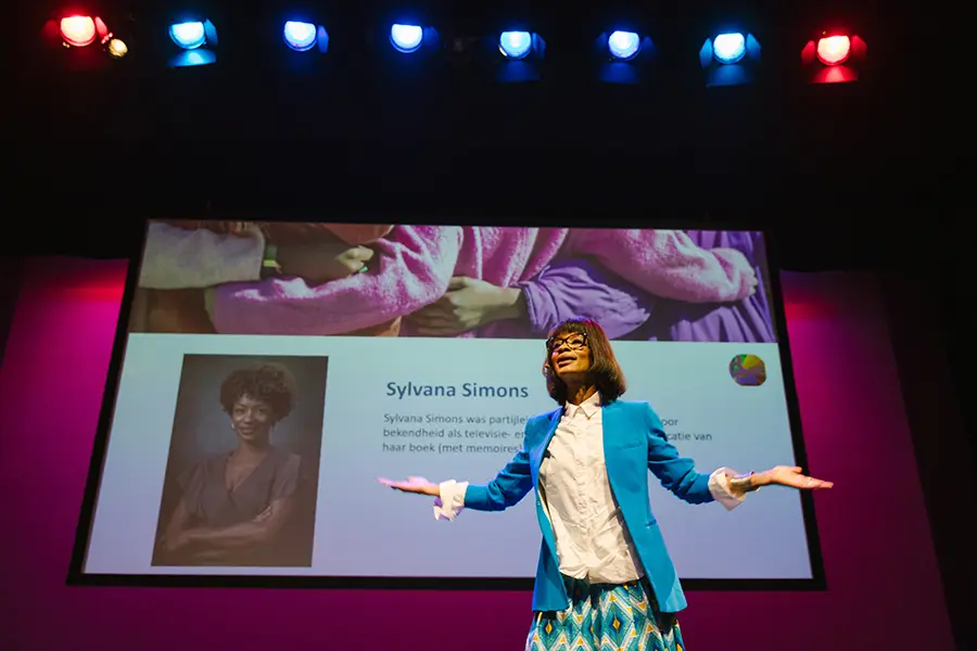 Eventfotografie theater Sylvana Simons